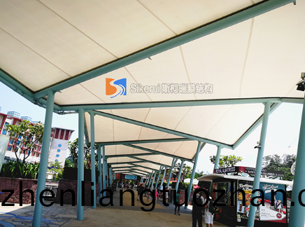 如何設計好膜結構遮陽棚‍？