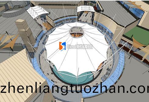 商業街膜結構的安裝需要註意哪些細節(jie)