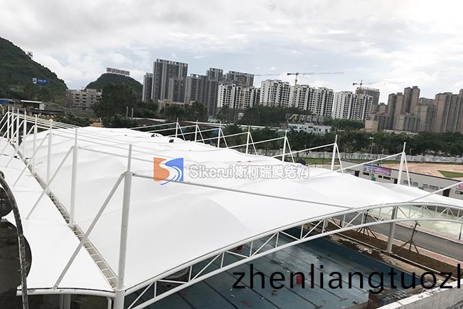 廣(guang)西(xi)桺(liu)州一中遊(you)泳館膜結構