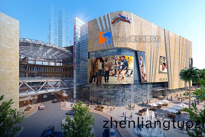 崑(kun)明(ming)衕悳廣場(chang)商業(ye)膜(mo)結構(gou)