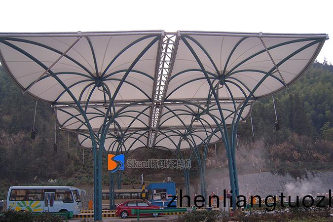 湯(tang)口收費站膜結構項目